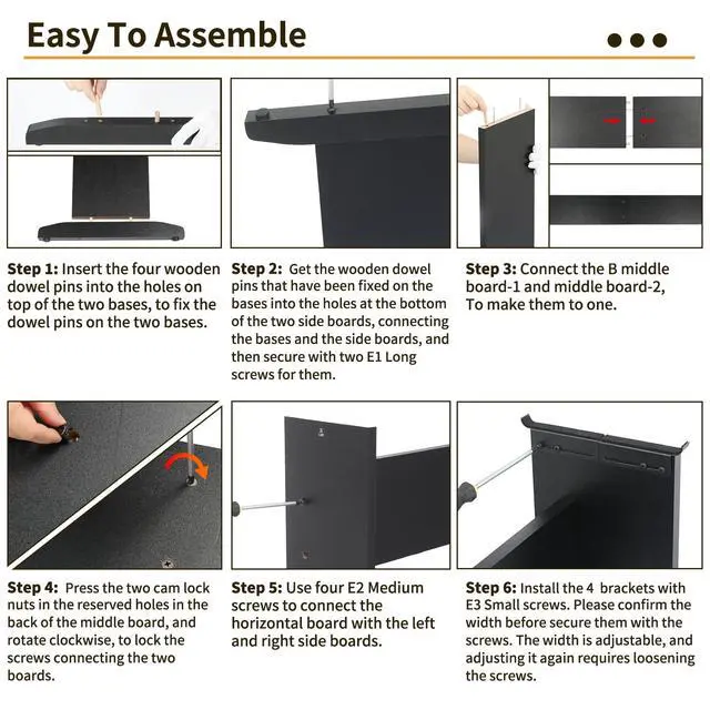 Alt view image 7 of 7 - Universal 76 / 88 Key Piano Keyboard Stand, Wooden Furniture Stand Compatible For YMH P Series, CSO PX Series, RLD FP Series Digital Pianos Keyboards - 2 Into 1 Middle Board - KWS-G1-B