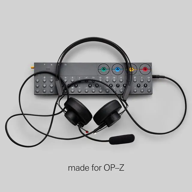 Alt view image 4 of 6 - M-1 Personal Monitor Foldable Wired Headphones with Detachable and Built-in Microphone