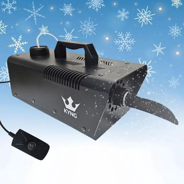 Main image of Snow Machine 650W Wired Remote Snow Maker | Artificial Snowflakes for Christmas, Holidays, Parties, Special Events