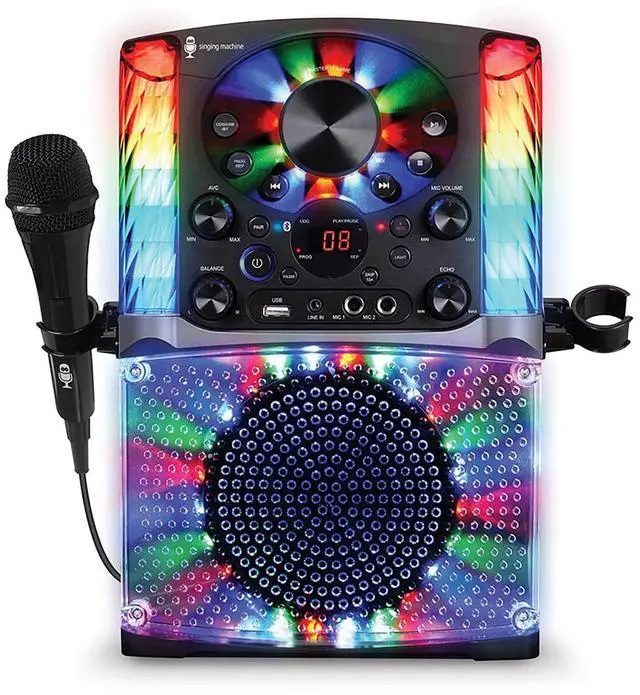 Main image of SML625BTBKD Karaoke Machine, Portable Bluetooth CD+G Karaoke System, Black
