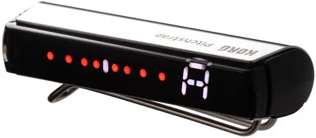 Alt view image 3 of 6 - Pitchstrap Guitar and Bass Strap Tuner - Silver