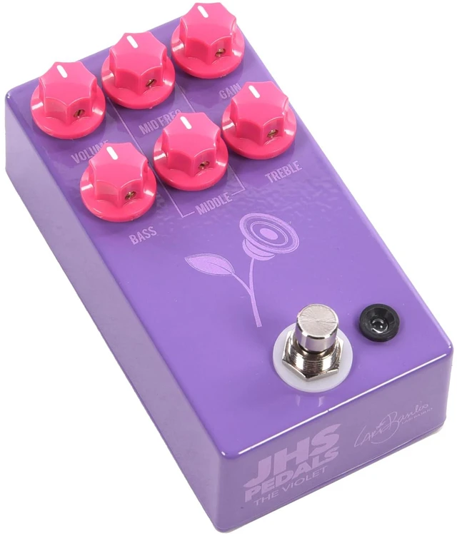Alt view image 2 of 2 - Violet Distortion Pedal, Purple