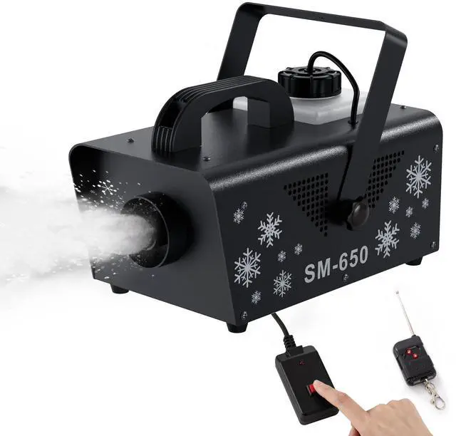 Main image of 650W Snow Machine Christmas Gift Snow Maker Machine,Artificial Snow Making Machine Snowflake Machine,Snow Machine Indoor with Remote Snow Machines for Outdoors Party Parade Picture