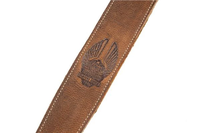 Alt view image 3 of 3 - Road Worn Leather Guitar Strap, 2in, Brown