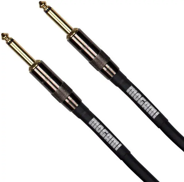 Main image of Platinum GUITAR-06 Instrument Cable, 1/4" TS Male Plugs, Gold Contacts, Straight Connectors, 6 Foot