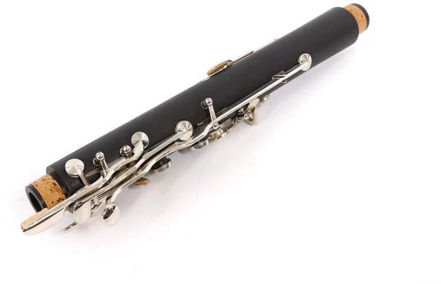Alt view image 5 of 6 - Professional Ebonite Clarinete G Key Clarinet for Beginner Students with 2 Barrels Hard Case Cleaning Kit Mouthpice Cork Grease Gloves