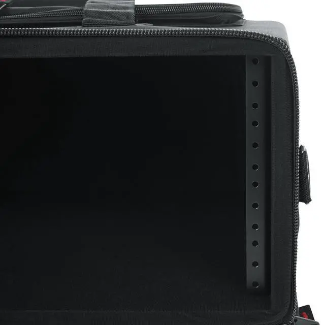 Alt view image 6 of 6 - Cases 4U Rack Bag with 14" Depth & Carry Strap (GRB-4U) | Portable Design, Threaded Rails,Durable Construction, Easy Access for Installation, Comfortable Carry, Accessory Storage