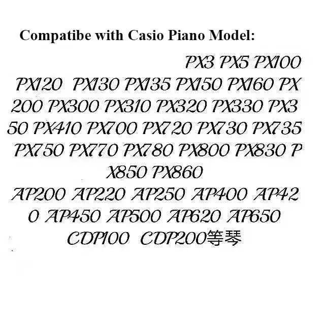 Alt view image 4 of 4 - 88pcs Replacement Hammer Rubber Caps For Casio Privia PX AP Series CDP PX120 150 160 330 350 860 AP 200 250 450 400 700 CDP100 CDP200