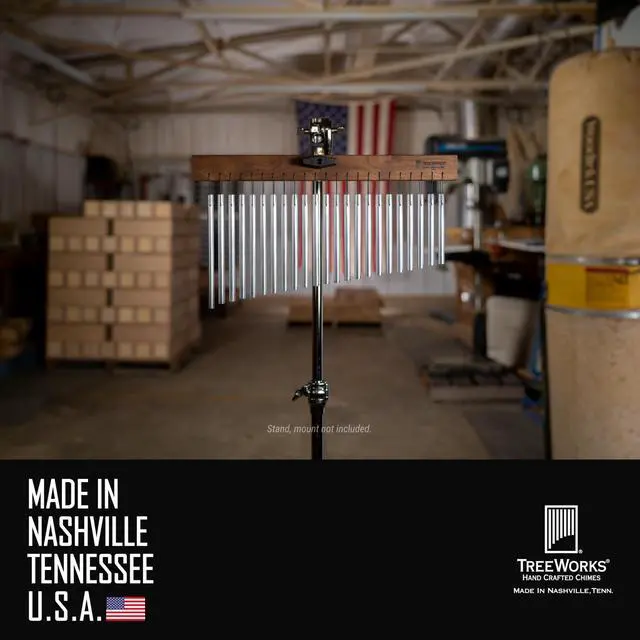 Alt view image 2 of 6 - Medium Single Row Bar Chimes Percussion Instrument MADE IN U.S.A