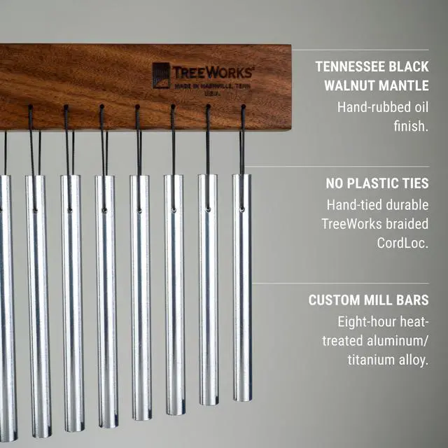 Alt view image 3 of 6 - Medium Single Row Bar Chimes Percussion Instrument MADE IN U.S.A