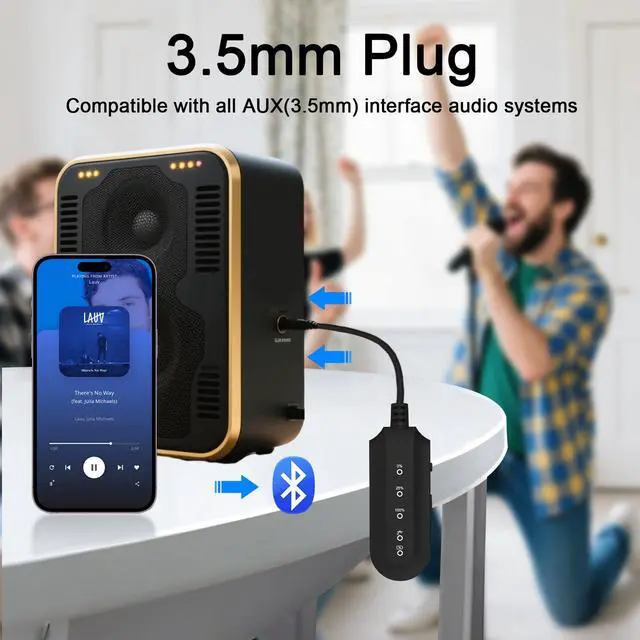 Alt view image 5 of 6 - Portable Vocal Remover, AI Intelligent Real-Time Voice Elimination | AI Real-Time Vocal Remover,3-Level Mode,Compatible with any Speakers