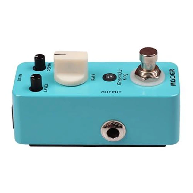 Alt view image 2 of 3 - Ensemble King Guitar Analog Chorus Pedal, 9V 300mA Power Supply, Footswitch Toppers, Picks