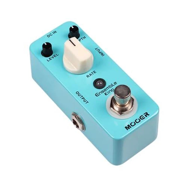 Alt view image 3 of 3 - Ensemble King Guitar Analog Chorus Pedal, 9V 300mA Power Supply, Footswitch Toppers, Picks