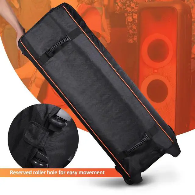 Alt view image 2 of 6 - Speaker Bag Travel Case Replacement for JBL Party Box Series, Portable Carry Tote Bag Backpack for JBL Speaker (For partybox 1000)