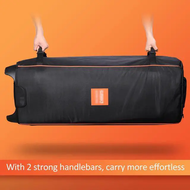 Alt view image 5 of 6 - Speaker Bag Travel Case Replacement for JBL Party Box Series, Portable Carry Tote Bag Backpack for JBL Speaker (For partybox 1000)