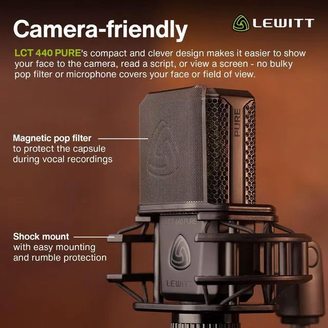 Alt view image 6 of 6 - LELCT440P LCT 440 Pure Condenser Microphone - Black