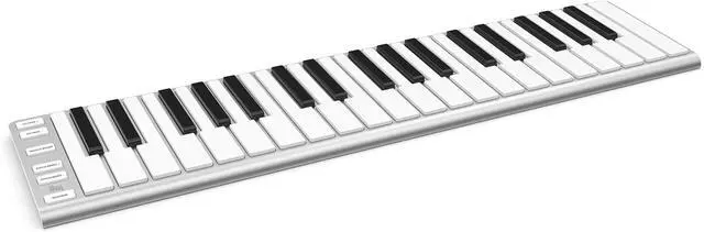Alt view image 3 of 6 - Xkey 37 Ultra-Thin MIDI Controller Keyboard, Apple-Style Aluminum Body, Polyphonic Aftertouch, Ultra-Low Latency, 37 Full-Size Smart Velocity-Sensitive Keys, USB-C Plug & Play(Includes Xcable)