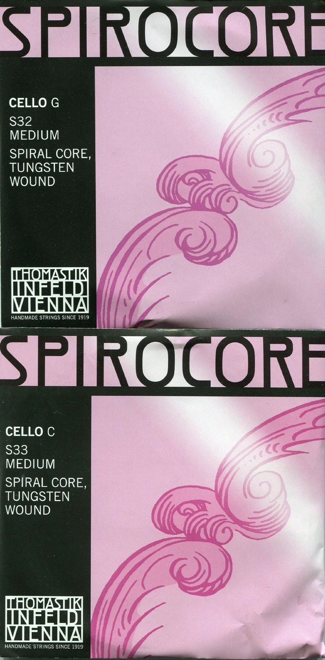 Main image of Dr Thomastik S32S33 Spirocore Cello Tungsten G&C Value Pack