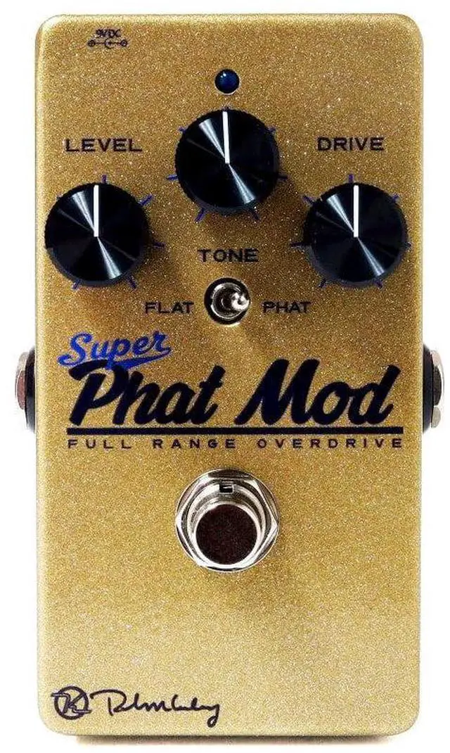 Main image of Super Phat Mod Full Range Overdrive Pedal, Gold (KPhat)