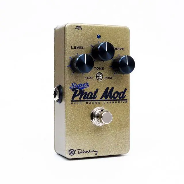 Alt view image 2 of 2 - Super Phat Mod Full Range Overdrive Pedal, Gold (KPhat)