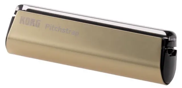 Alt view image 2 of 6 - Pitchstrap Guitar and Bass Strap Tuner - Gold