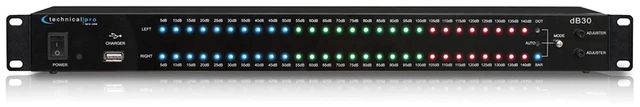 Main image of DB30 1U Rack Mount dB Decibel Meter Display+8 Outlet Power Supply