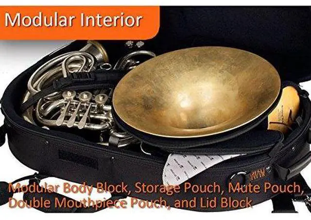 Alt view image 6 of 6 - Protec French Horn Screw Bell IPAC Case - Deluxe, Model PB316SBDLX