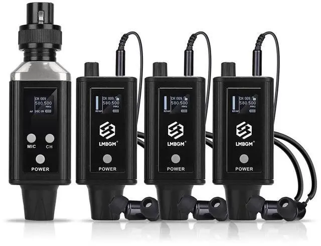 Main image of A9 UHF Wireless in Ear Monitor System, Mono IEM Transmitter & Beltpack Receiver, 30M Range Low Latency, Professional Stage Monitor for Studio, Band Rehearsal, Live Performance, Singer
