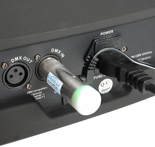 Alt view image 2 of 6 - 6pcs 2.4G DMX512 Wireless 1 Male Transmitter & 5 Female Receivers Control Short Version for Stage PAR Party Light