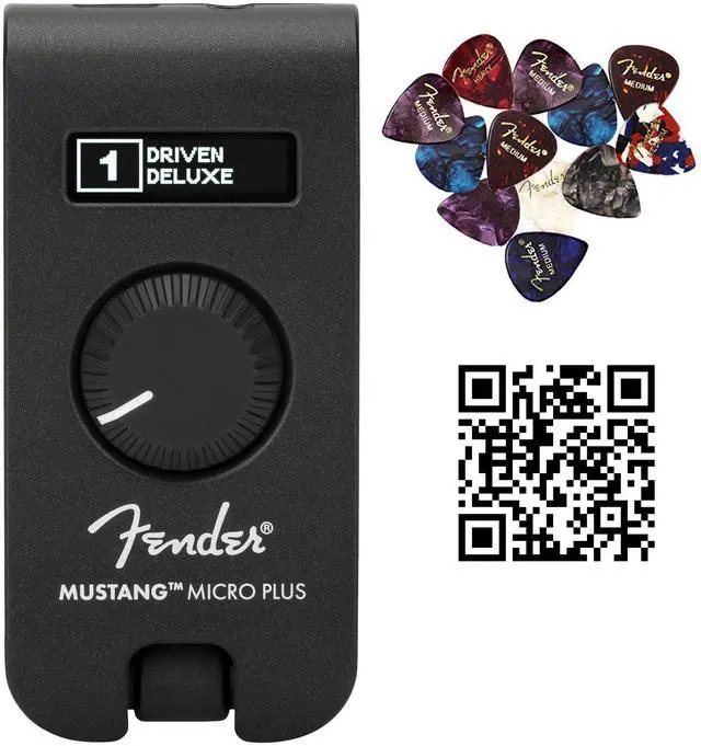 Main image of Mustang Micro Plus Headphone Amplifier Bundle with Austin Bazaar Exclusive 12-Pack Picks and Instructional Video