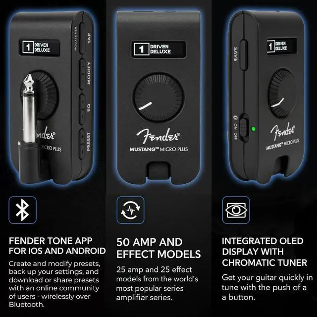 Alt view image 6 of 6 - Mustang Micro Plus Headphone Amplifier Bundle with Austin Bazaar Exclusive 12-Pack Picks and Instructional Video