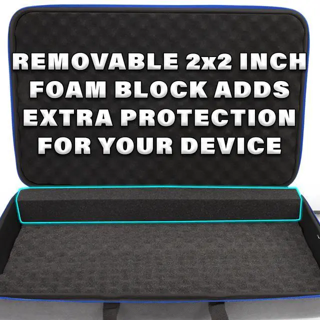 Alt view image 6 of 6 - Travel Case Compatible with Numark Mixstream Pro Plus, Mixstream Pro Go Standalone DJ Controller, Numark NV2 Serato Mixers and More - Includes Carrying Case Only with Shoulder Strap