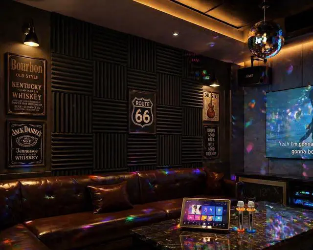 Alt view image 4 of 6 - 96 Pack Acoustic Foam Panel Wedge Studio Soundproofing Wall Tiles Black 12" X 12" X 1"