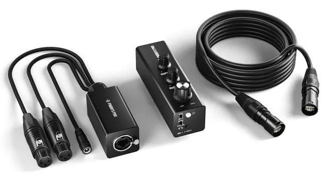 Main image of Dual-Channel Portable Wired in-Ear Monitor System PWM-10 | 2 XLR Inputs, Stereo/Mono Mode, DC/2 AAA Power, Portable IEM Amp, Stage, Bands, Recording
