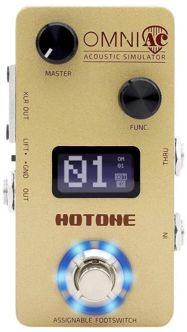Main image of Omni AC Simulation Guitar Bass Effects Pedal
