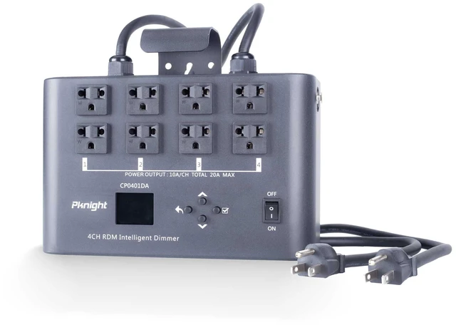 Main image of 4-Channel RDM/DMX Dimmer/Switch/Relay Pack, No Dummy Load Required, Flicker-Free LED Control
