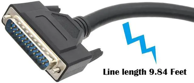 Alt view image 5 of 6 - Balanced Snake DB25 TRS Interface to 1/4" TRS Analog Recorder Interface Cable 8 Channel (9.84 Feet) 25-Pin
