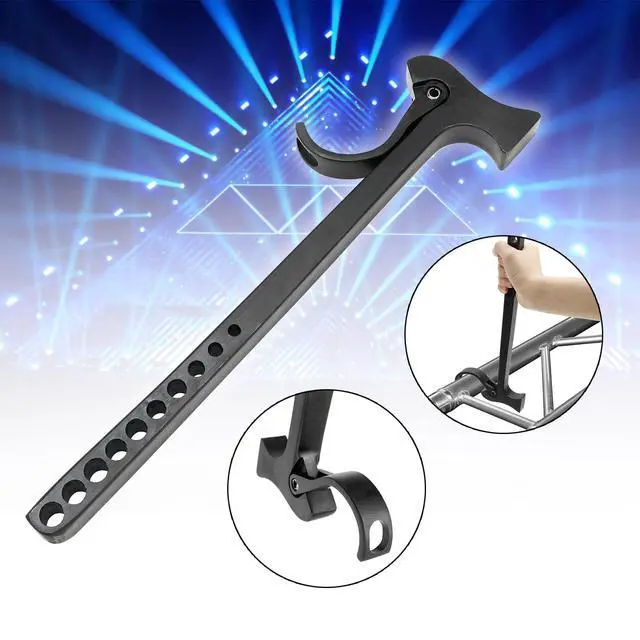 Alt view image 4 of 6 - Hammer of Truss Stage Aluminum, Black Stage Spigot Lighing Truss Hammer Truss Pin Remover For Global F34 Tru Global Truss Removal and Installation tools