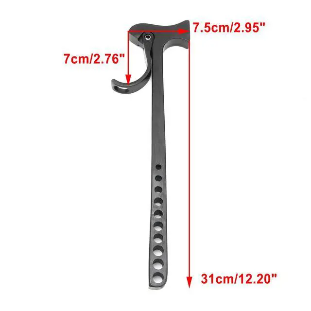 Alt view image 5 of 6 - Hammer of Truss Stage Aluminum, Black Stage Spigot Lighing Truss Hammer Truss Pin Remover For Global F34 Tru Global Truss Removal and Installation tools