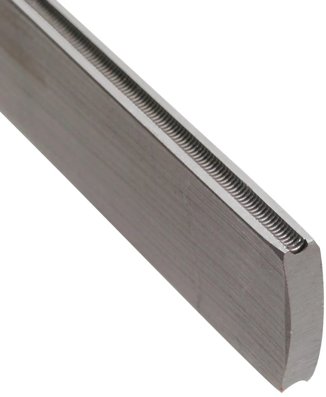 Alt view image 2 of 4 - Double-Edge Fret Crown Files, Set of 2, Narrow to Jumbo | Hollow-Ground Fret Files, One for Narrow and Medium Fretwire, One for Wide/Jumbo, Luthier Shaping and Recrowning Tool