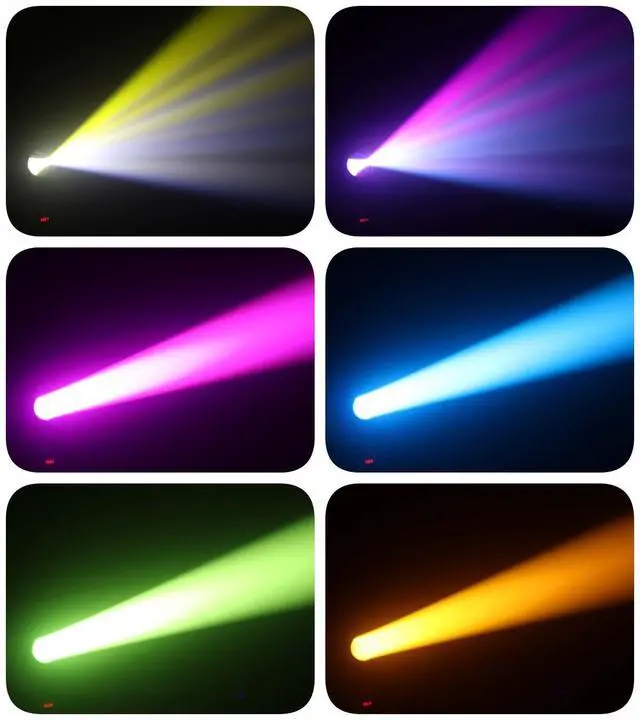 Alt view image 5 of 6 - LED 150W Stage Lighting Operating Manual Moving Head Lighting with 44PCS*0.2W RGB Light Strip Ring