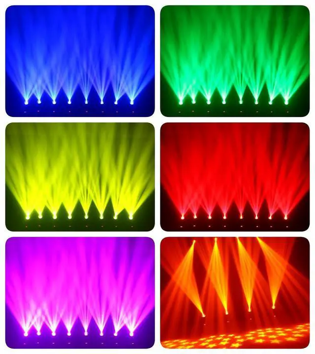 Alt view image 6 of 6 - LED 150W Stage Lighting Operating Manual Moving Head Lighting with 44PCS*0.2W RGB Light Strip Ring