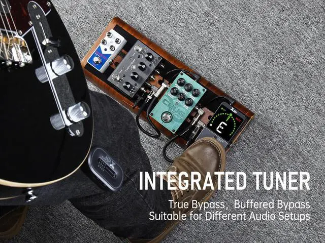 Alt view image 4 of 6 - P58R Tuner Receiver for P58 Pedal Guitar Wireless System Integrated Wireless Receiver/Chromatic Tuner