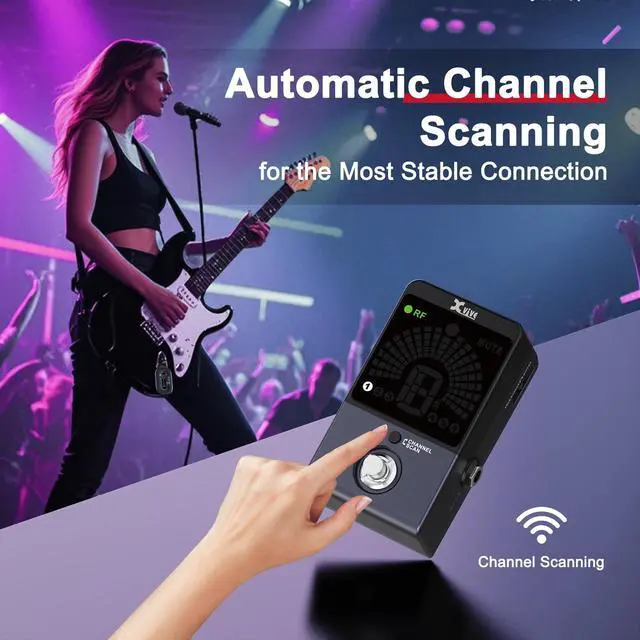 Alt view image 4 of 6 - P58R Receiver Only for P58 Wireless Guitar Pedal System