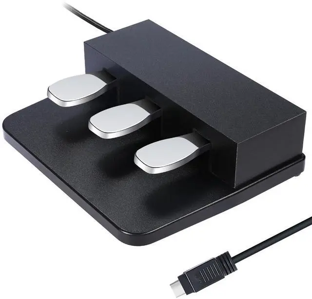 Main image of 3-pedal for digital keyboard piano, Three pedal unit for yamaha P85 P95 P48 P105 P115 Electric pianos keyboards