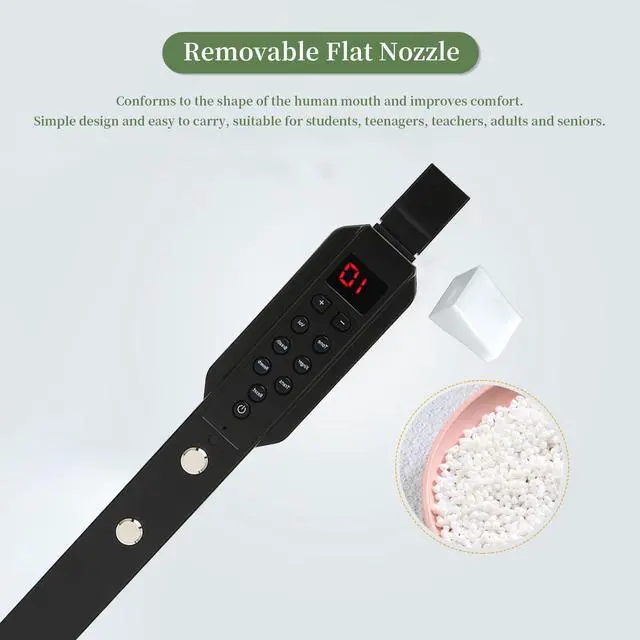 Alt view image 6 of 6 - Mini Saxophone, Digital Wind Instrument, Rechargeable Wind Instrument, Mini Electronic Wind Instrument Set, Built in 2W HiFi Speaker, with 12 Accompaniments, for Student