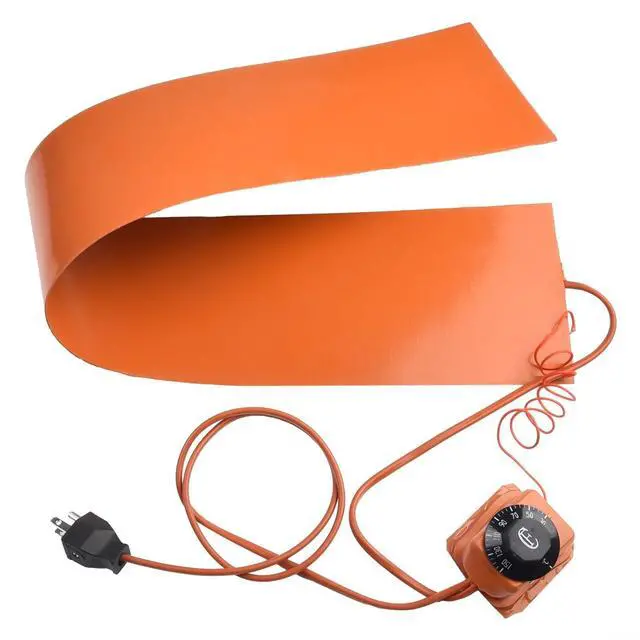 Alt view image 4 of 5 - 1200W Silicone Heating Pad 110V/220V Rubber Heating Blanket Hot Heating Pad With Controller For Guitar Side Bending 50°C Max Temp, 2M Power Cord Included