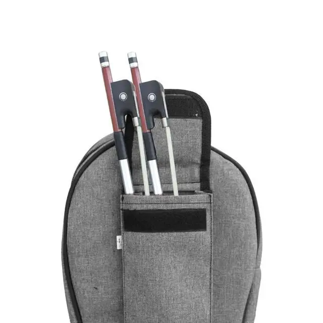 Alt view image 3 of 6 - Cello Case 4/4 with Wheels, Full Size Cello Rolling Gig Backpack Bag | Soft Thick Padded, Multiple Accessory Pockets, Cello Bag with Backpack-straps for Band Practice / Gig / Travel