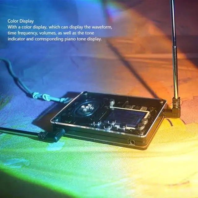 Alt view image 4 of 6 - Mini Theremin, Multiple Adjustable Voices Musical Electronic Instrument Mini Theremin Type C Interface with Built in Tuner for Music Enthusiasts,70 Tones