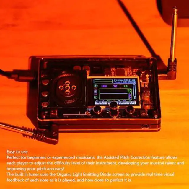 Alt view image 5 of 6 - Mini Theremin, Multiple Adjustable Voices Musical Electronic Instrument Mini Theremin Type C Interface with Built in Tuner for Music Enthusiasts,70 Tones